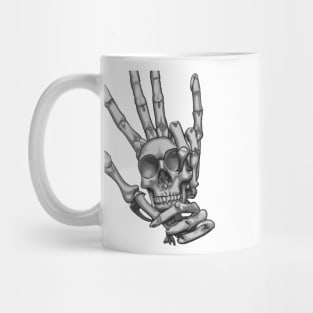 Skull Hand Mug